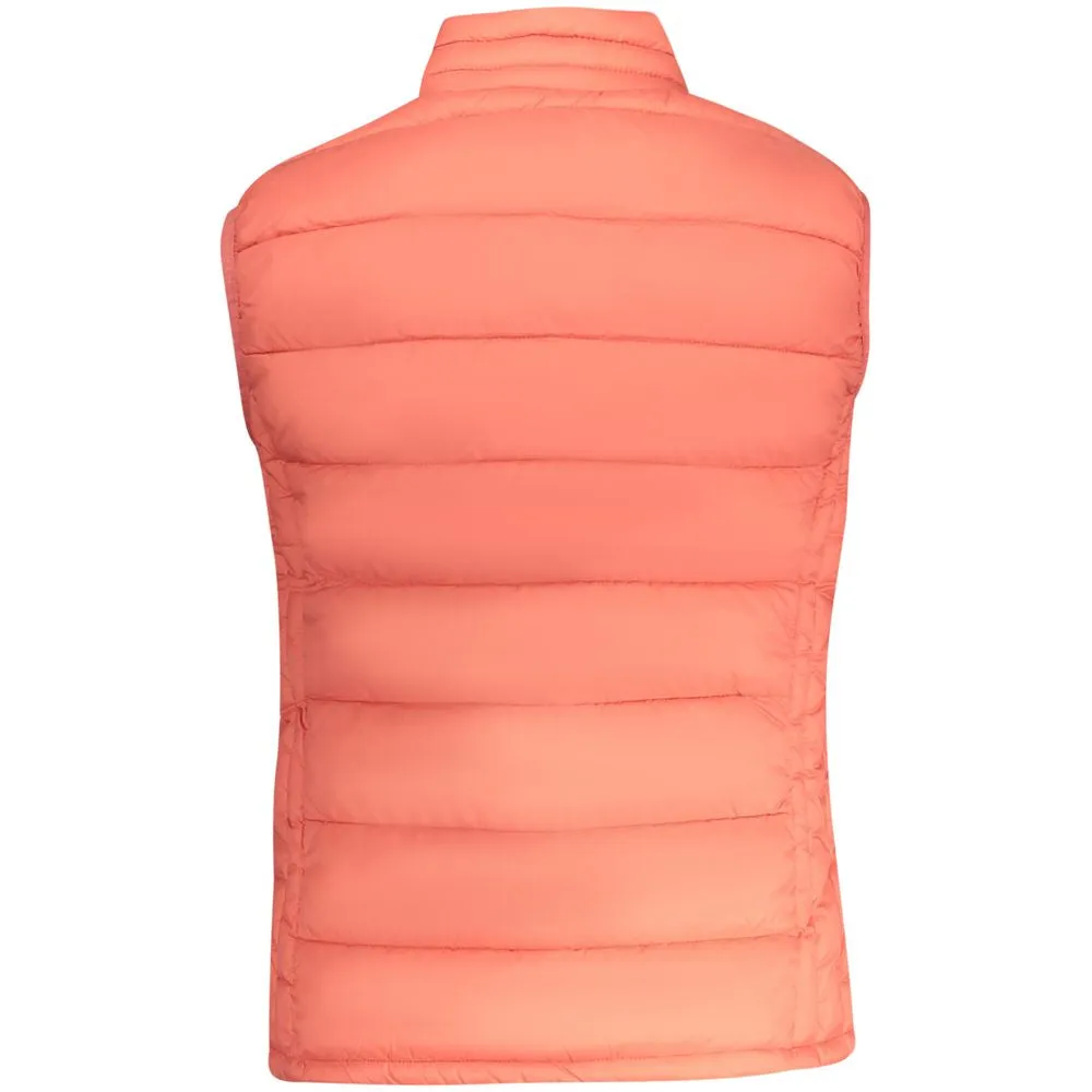 Pink Polyamide Jackets & Coat