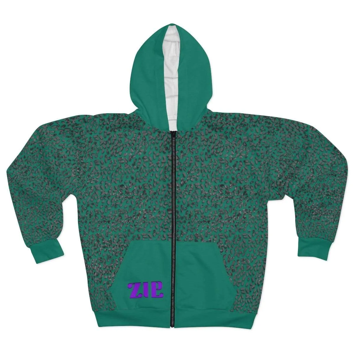Plumskum Cut Sew AOP Zip Hoodie