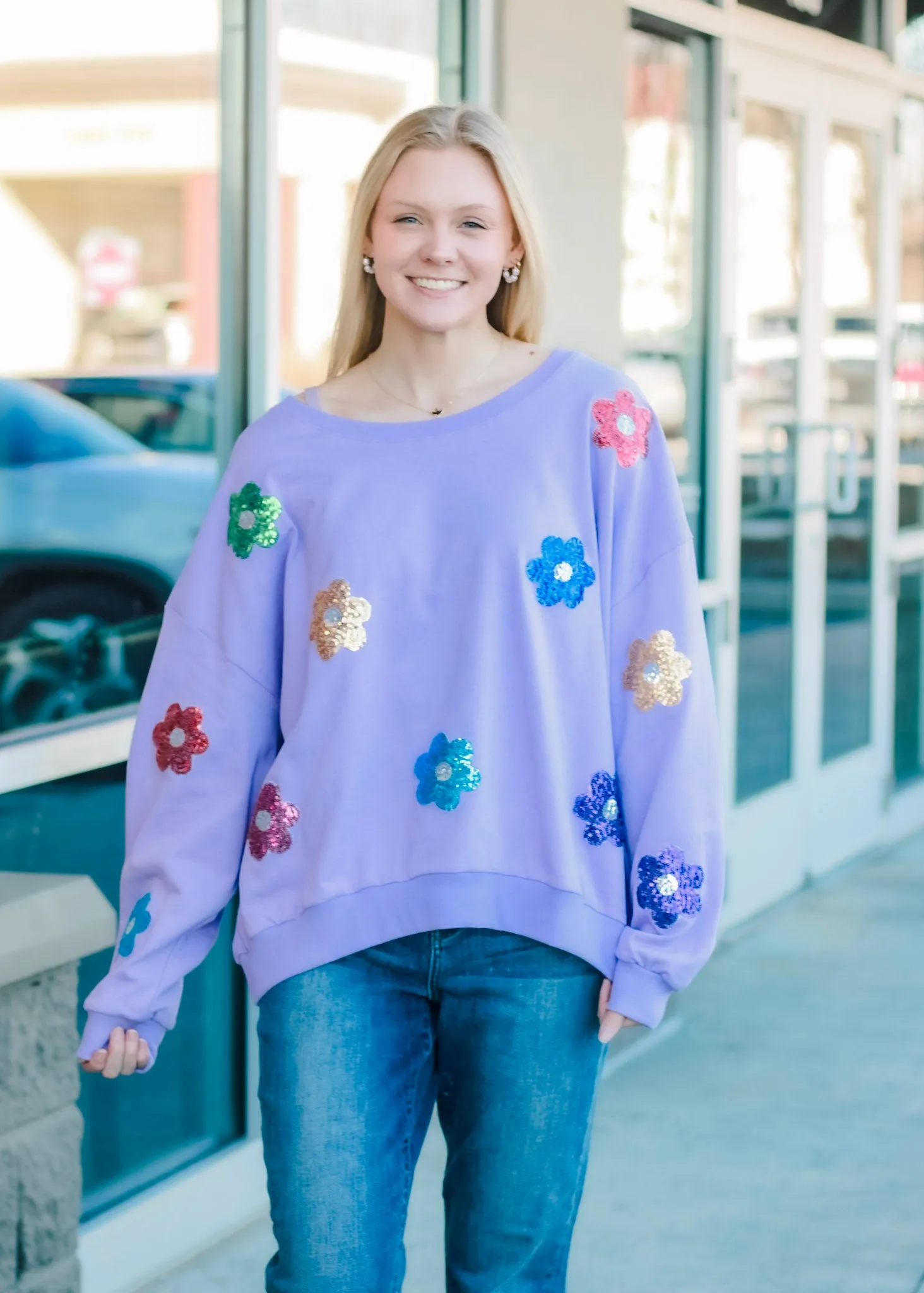 Pretty in Purple Pullover