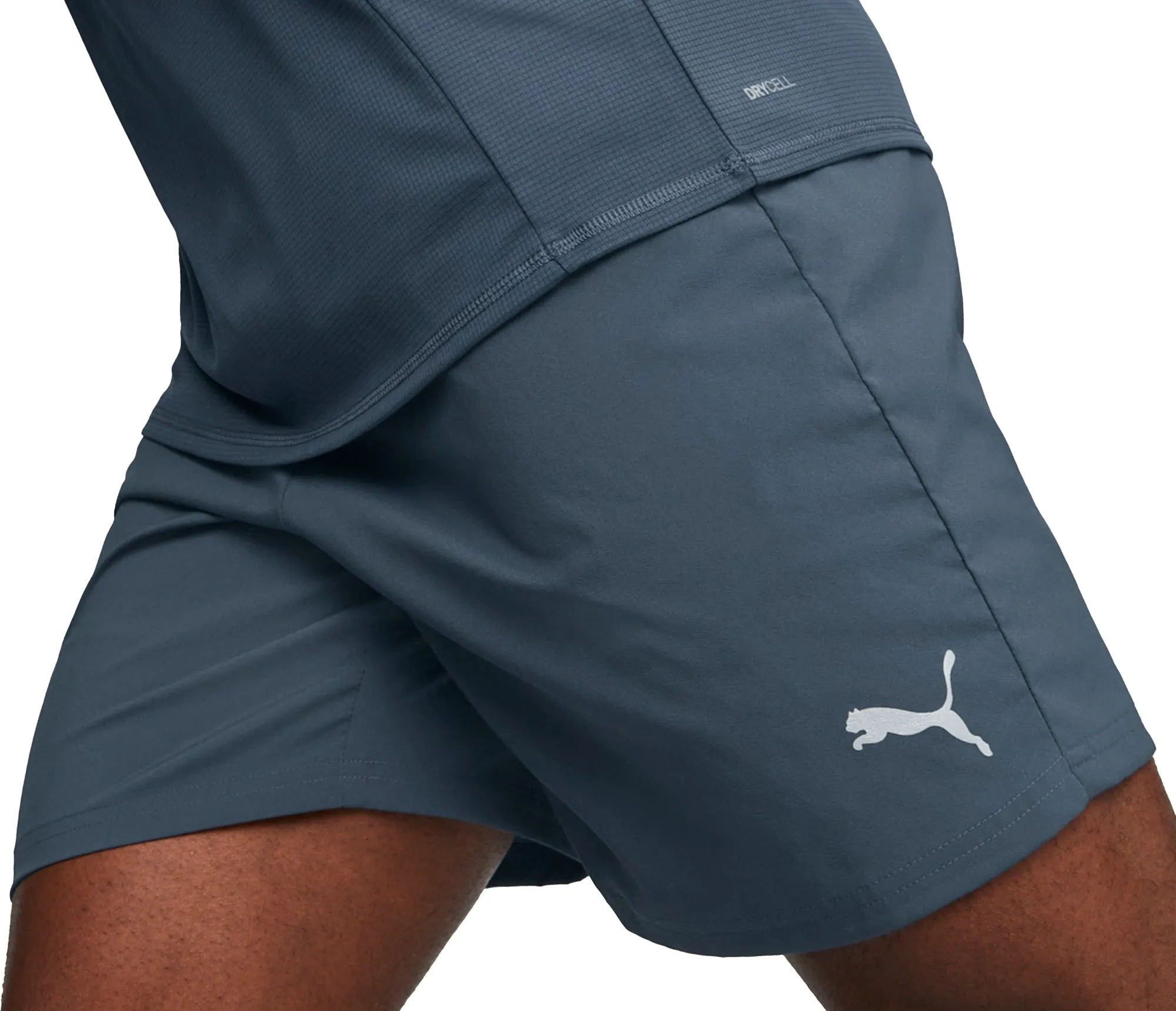 Puma Favourite 2 In 1 Mens Running Shorts - Blue