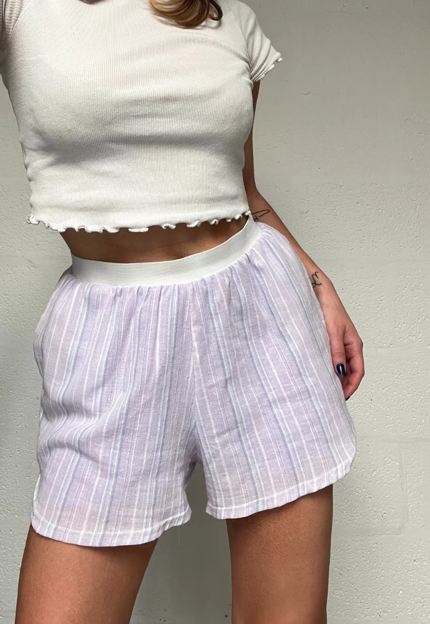 PURPLE STRIPE 24HR SHORTS