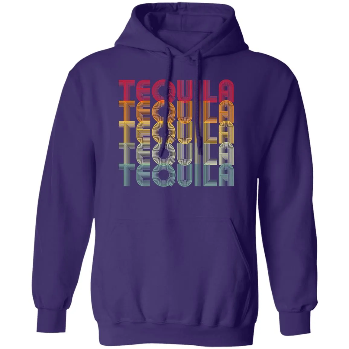 "Tequila - Tequila - Tequila - Tequila - Tequila" - Retro Classic Unisex Hoodie
