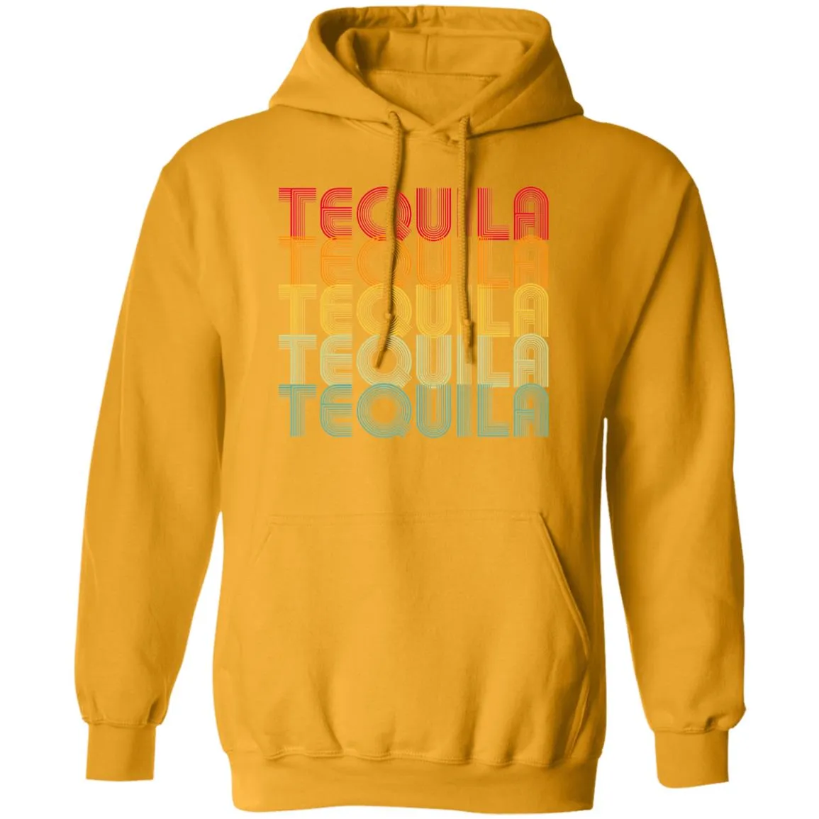 "Tequila - Tequila - Tequila - Tequila - Tequila" - Retro Classic Unisex Hoodie