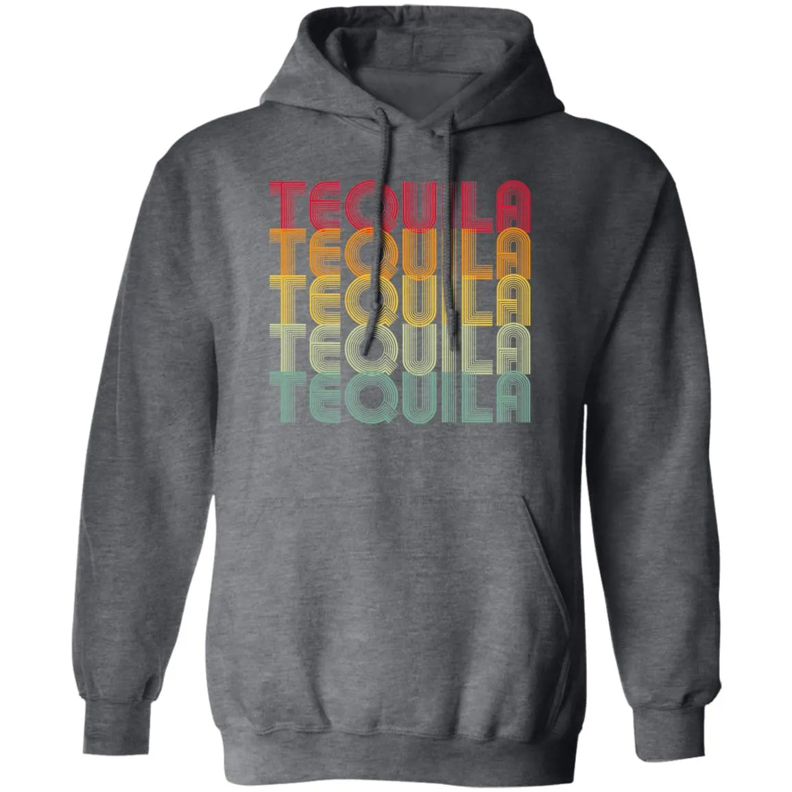 "Tequila - Tequila - Tequila - Tequila - Tequila" - Retro Classic Unisex Hoodie