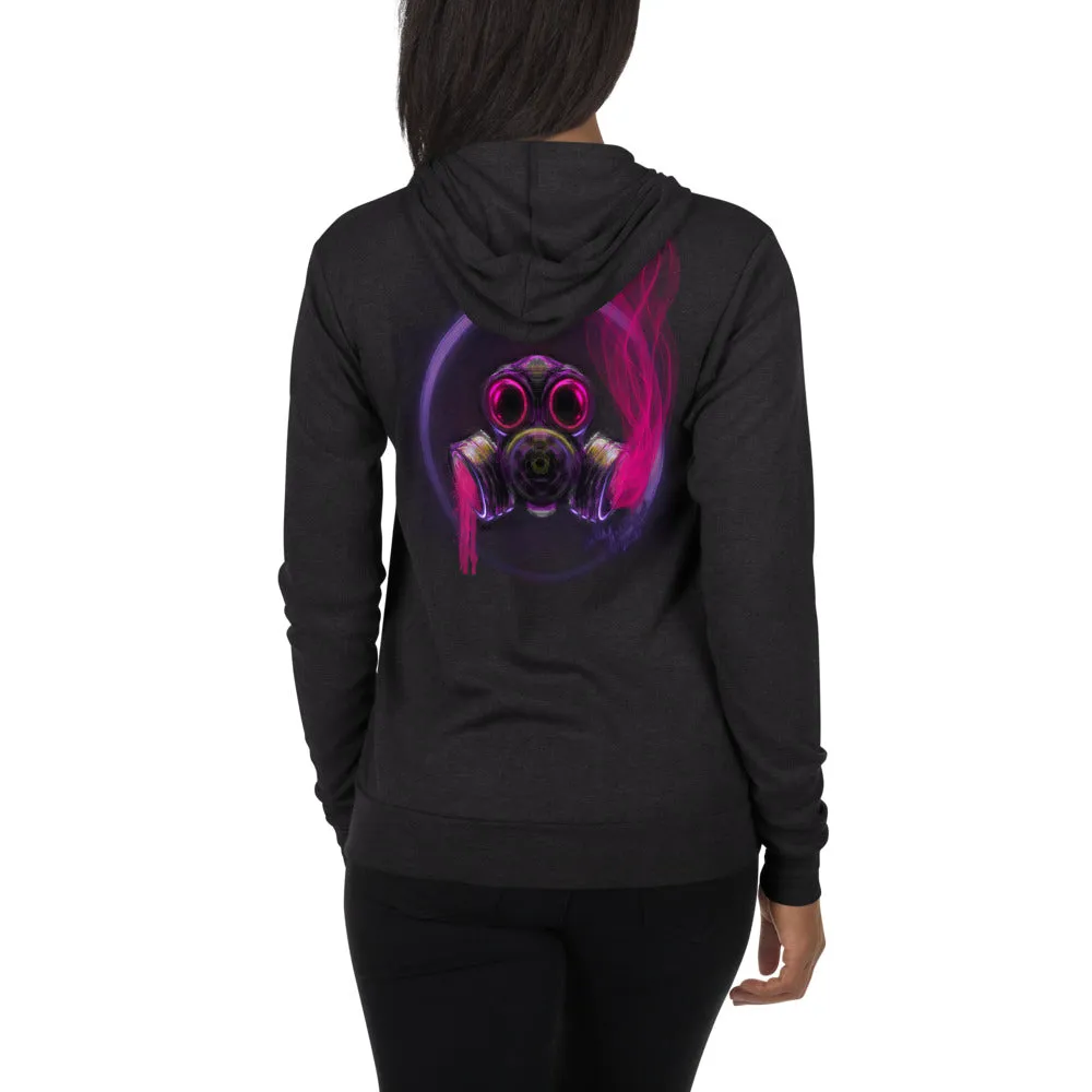 Radioactive Unisex zip hoodie