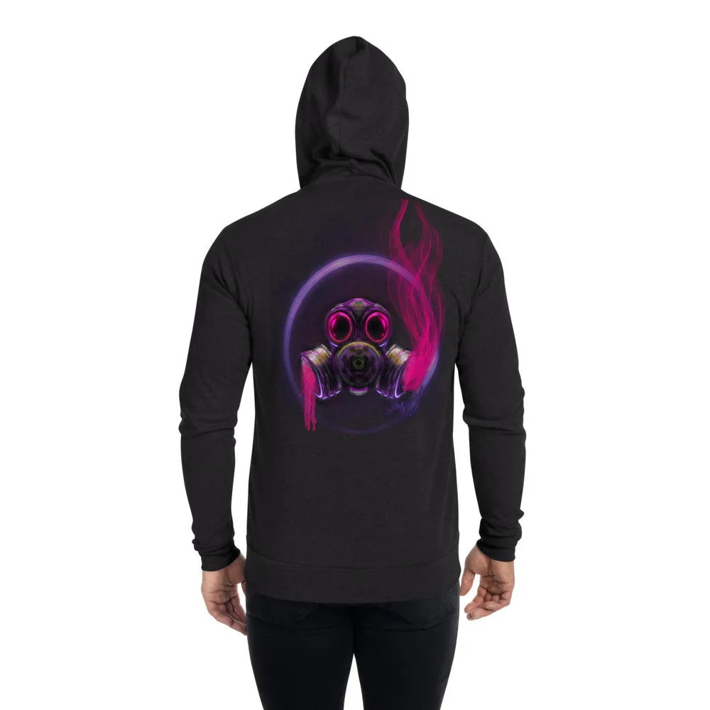 Radioactive Unisex zip hoodie