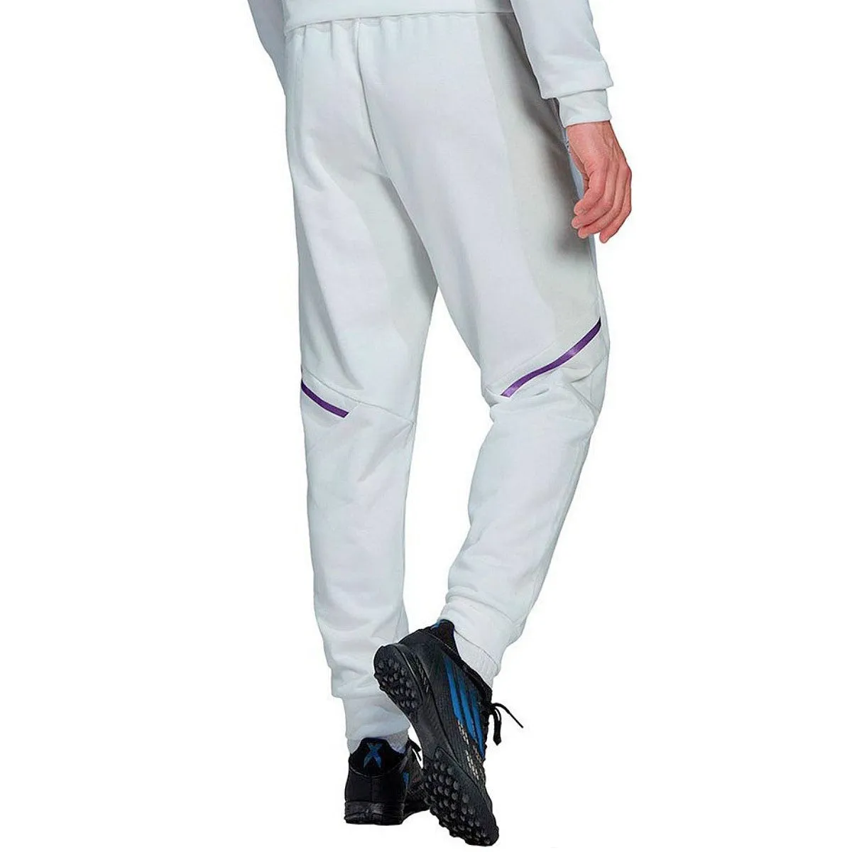 Real Madrid white training sweat Soccer tracksuit 2022/23 - Adidas