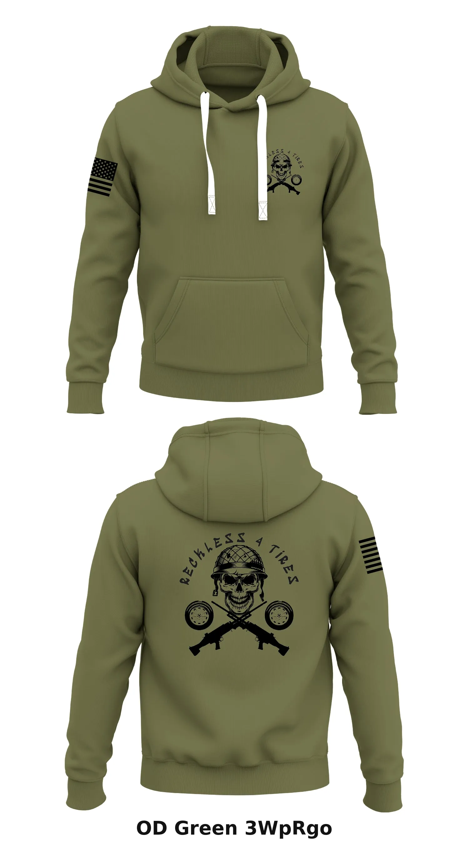 Reckless 4 Tires Store 1  Core Men's Hooded Performance Sweatshirt - 3WpRgo