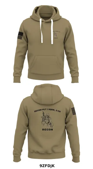 Recon Plt 1 Sqdn, 3 CR Store 1  Core Men's Hooded Performance Sweatshirt - 9ZFDjK