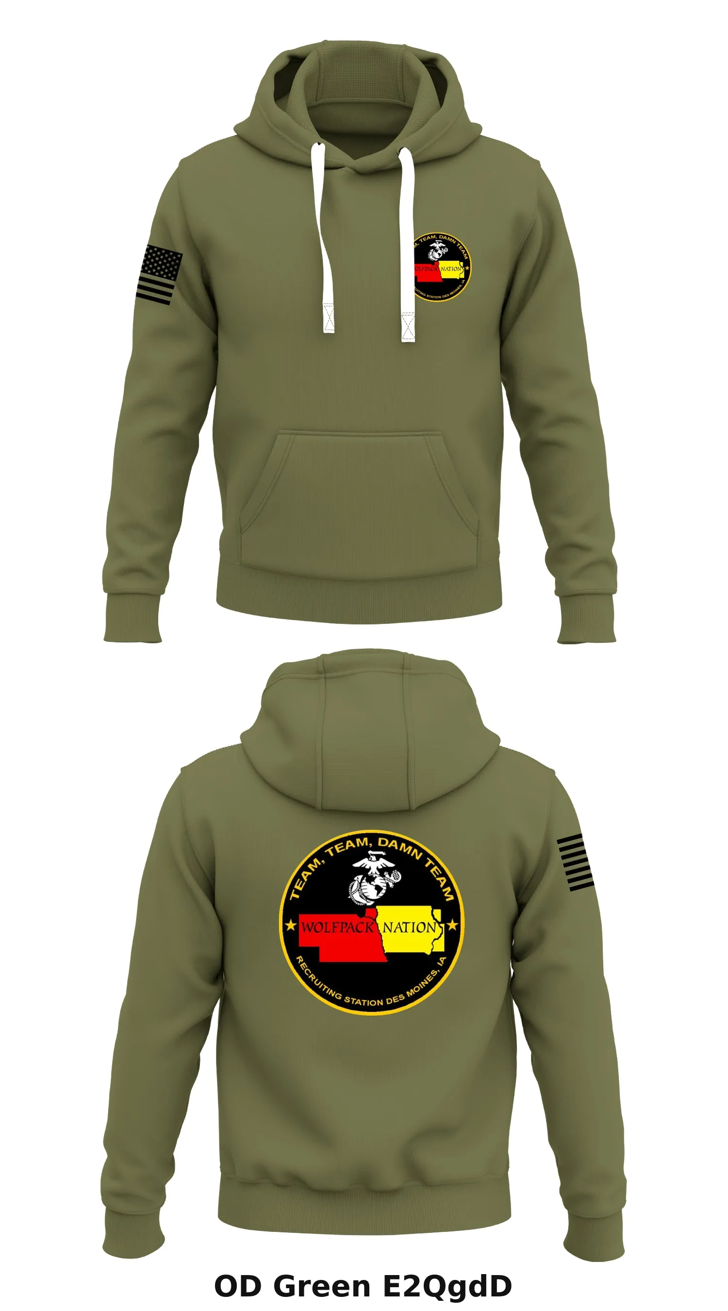 Recruiting Station Des Moines Store 1  Core Men's Hooded Performance Sweatshirt - E2QgdD