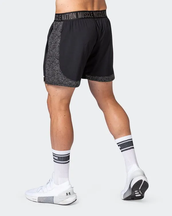Reflective Training Shorts - Black