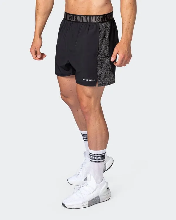 Reflective Training Shorts - Black