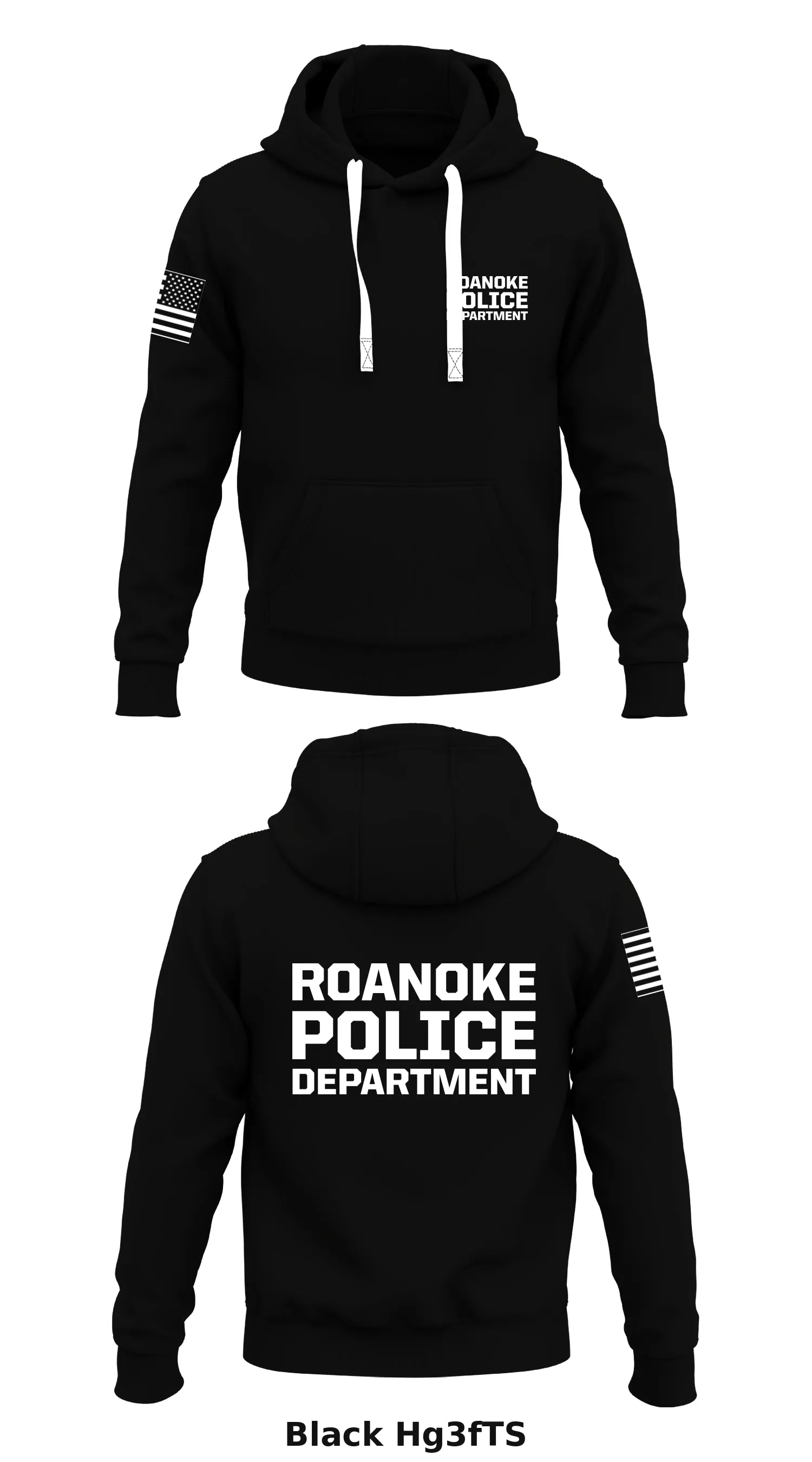 Roanoke Police Department Store 1  Core Men's Hooded Performance Sweatshirt - Hg3fTS