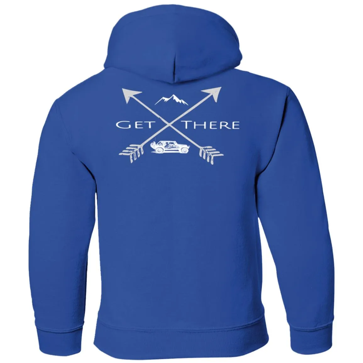 RORA white logo 2-sided print G185B Gildan Youth Pullover Hoodie