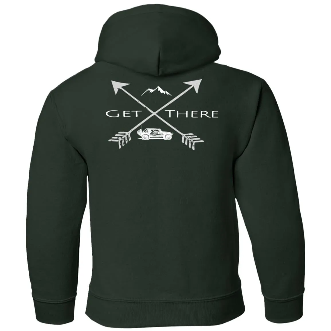 RORA white logo 2-sided print G185B Gildan Youth Pullover Hoodie