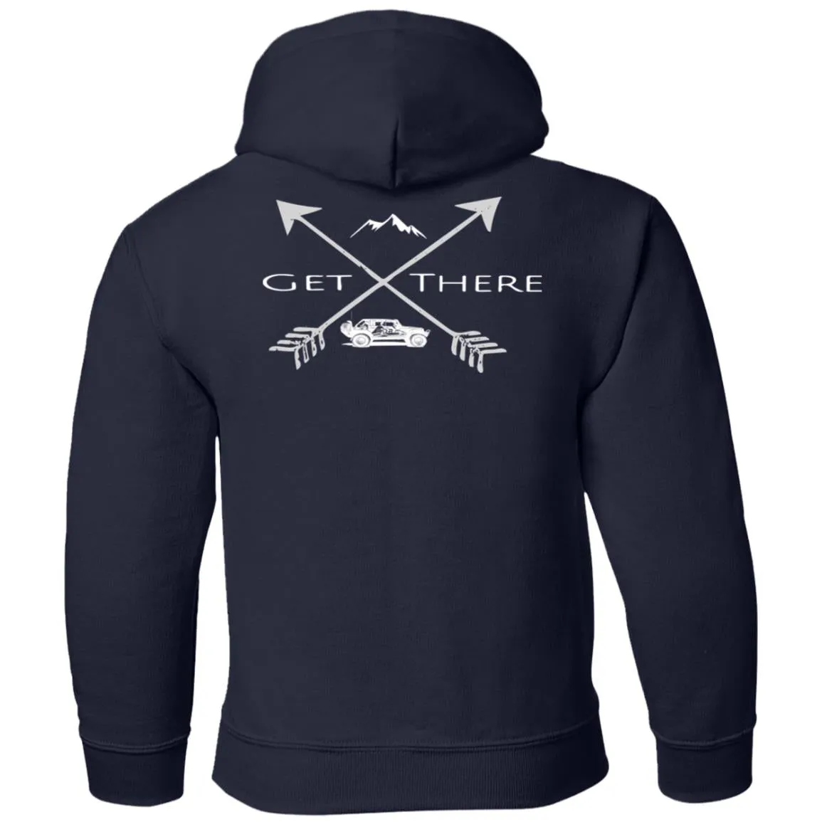 RORA white logo 2-sided print G185B Gildan Youth Pullover Hoodie