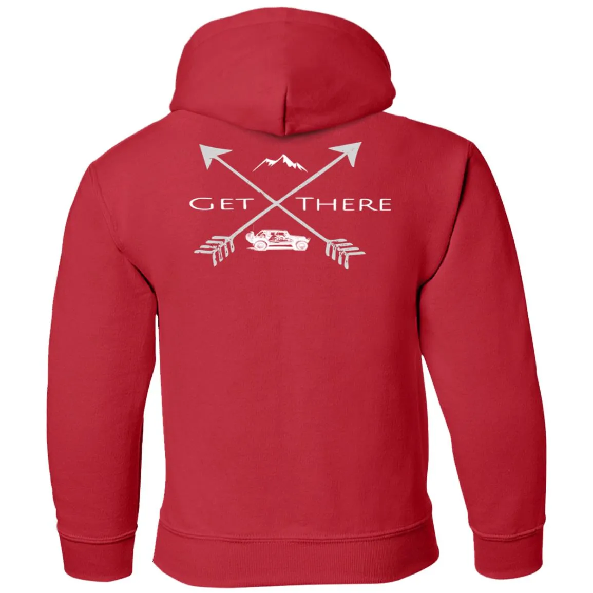 RORA white logo 2-sided print G185B Gildan Youth Pullover Hoodie