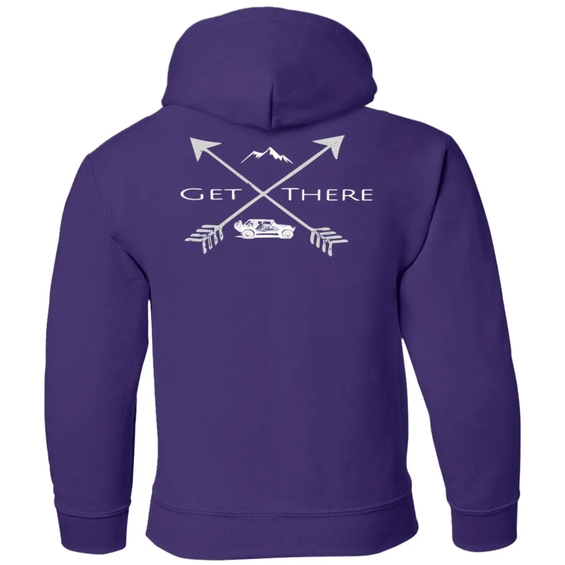 RORA white logo 2-sided print G185B Gildan Youth Pullover Hoodie