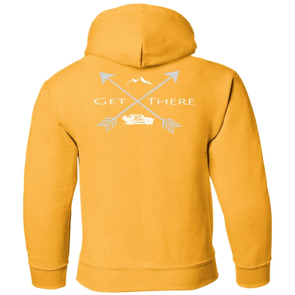 RORA white logo 2-sided print G185B Gildan Youth Pullover Hoodie