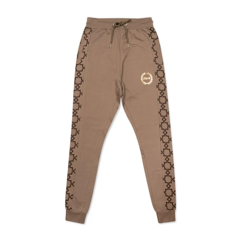 Rossimoda Sweat Pants-Brown