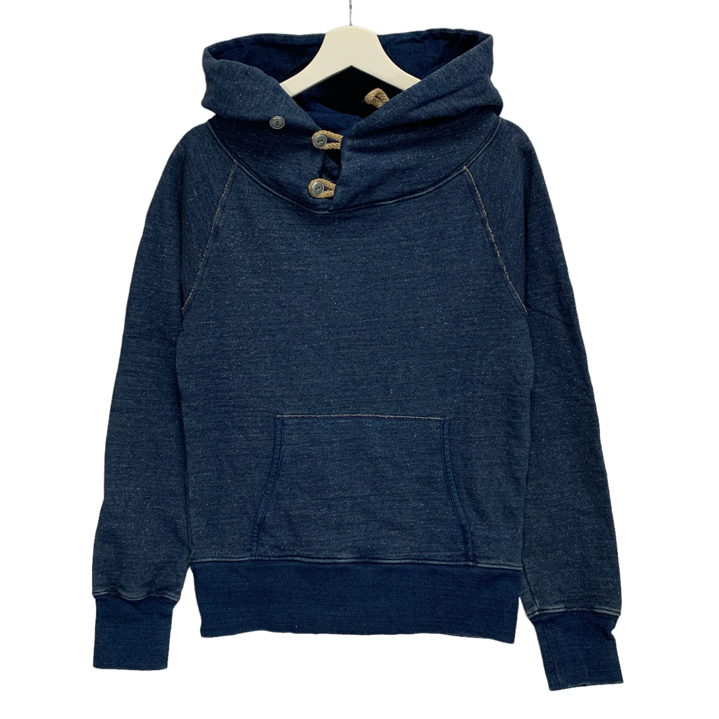[S] Kapital Indigo Dyed Cotton Pullover Hoodie