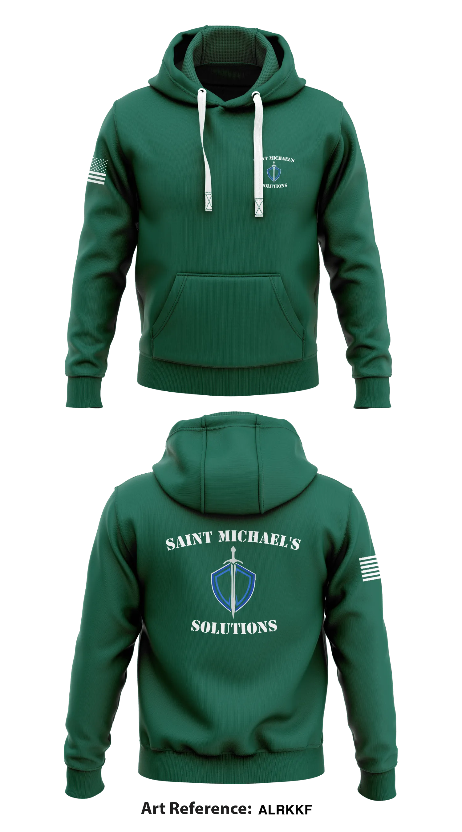 Saint Michael's Solutions Store 1  Core Men's Hooded Performance Sweatshirt - aLRkkF