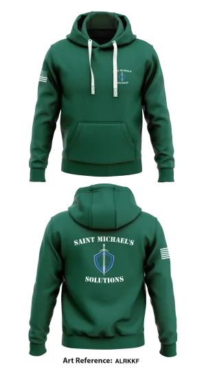 Saint Michael's Solutions Store 1  Core Men's Hooded Performance Sweatshirt - aLRkkF