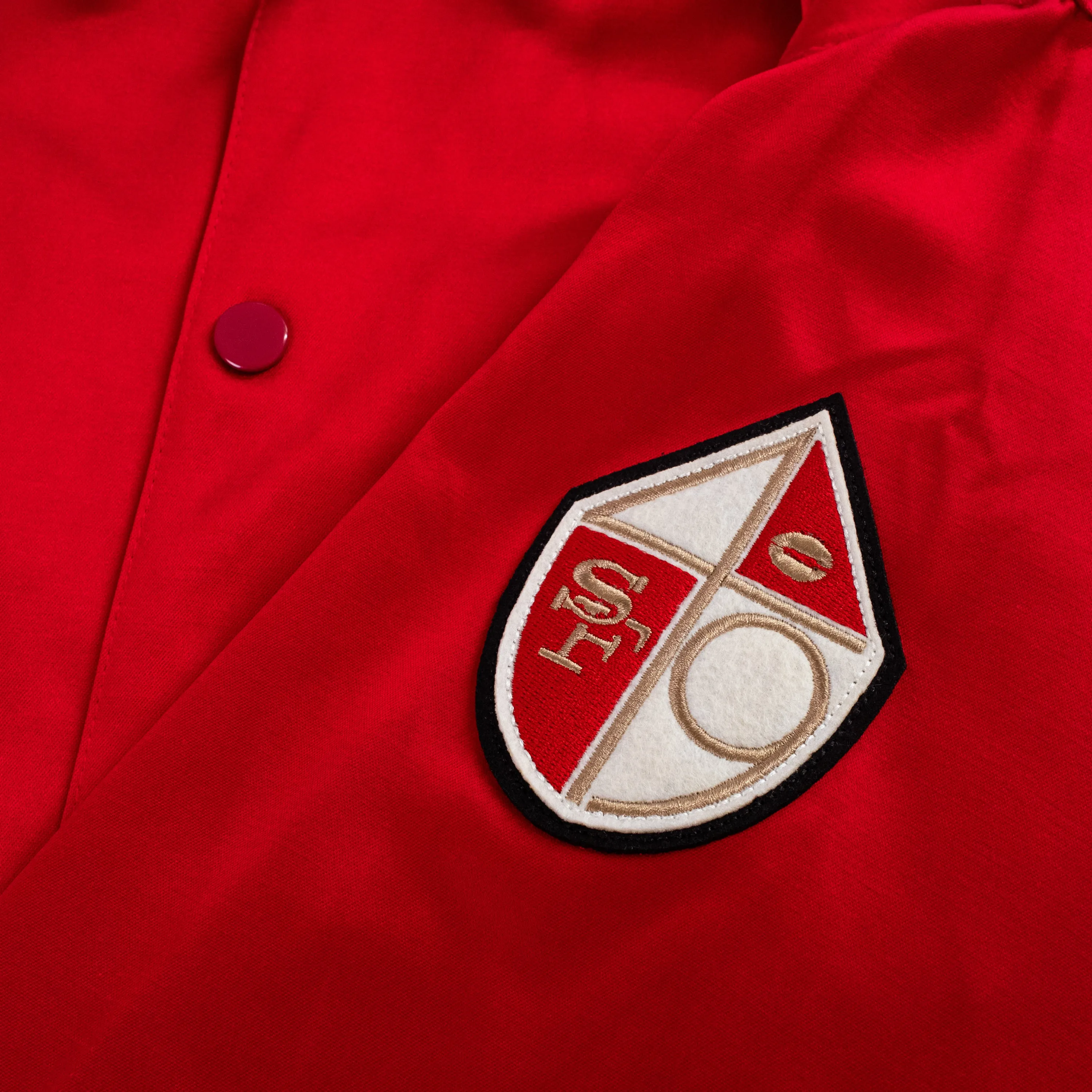 San Francisco 49ers Satin Windbreaker