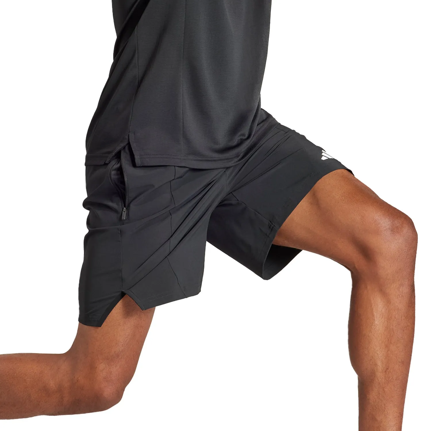 SHORT ADIDAS TRAINING UOMO RUNNING PANTALONCINO NERO