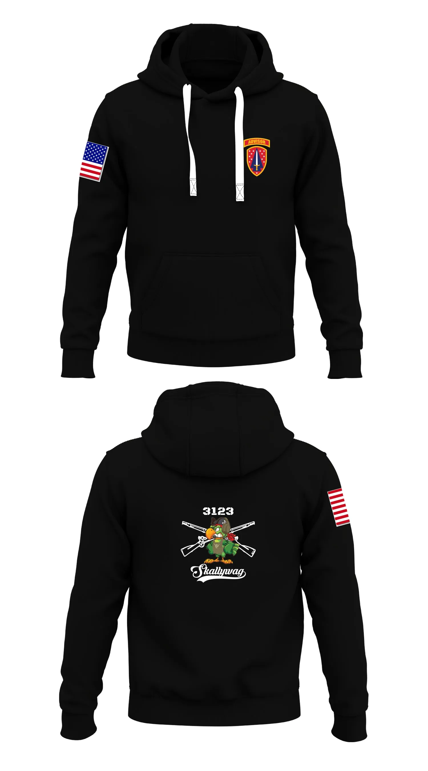 Skallywags Store 1  Core Men's Hooded Performance Sweatshirt - 52837308708