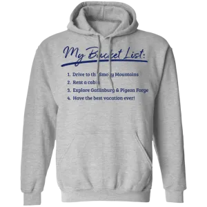 Smokies Bucket List - Pullover Hoodie
