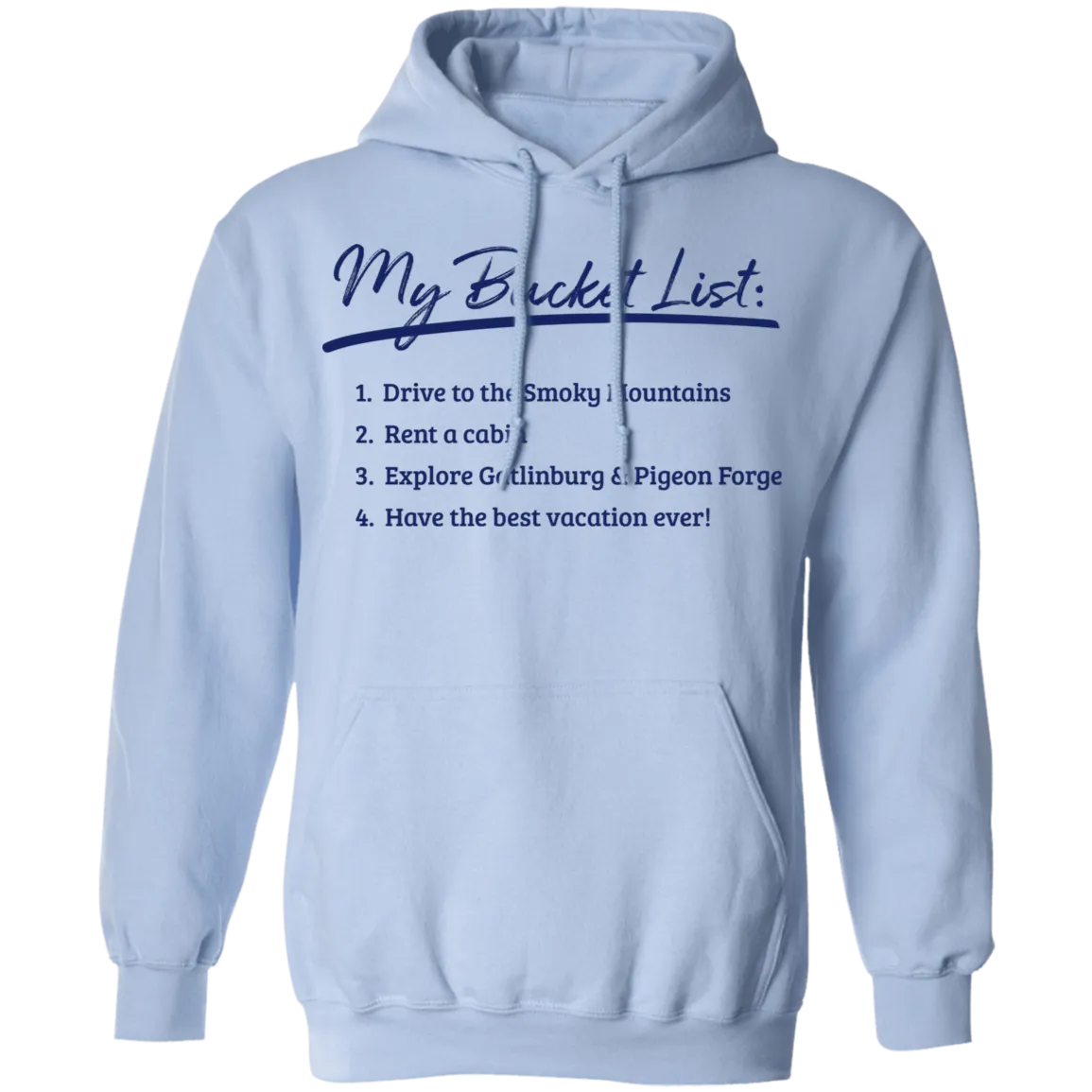Smokies Bucket List - Pullover Hoodie
