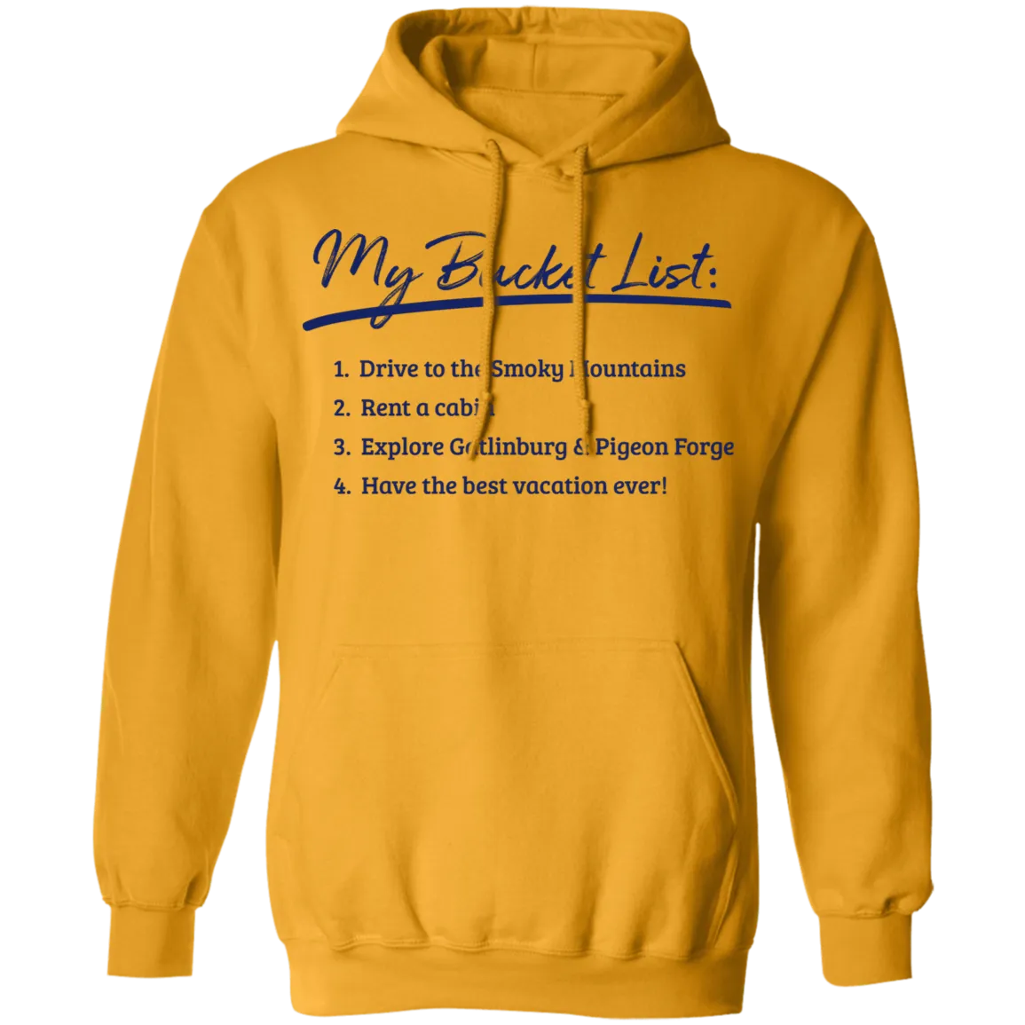 Smokies Bucket List - Pullover Hoodie