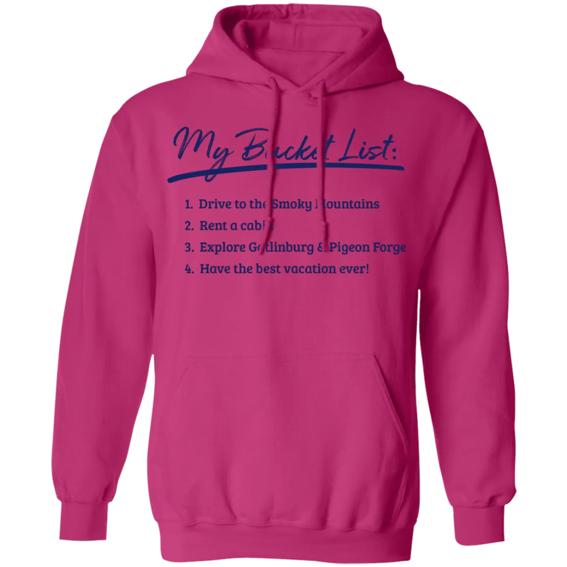 Smokies Bucket List - Pullover Hoodie