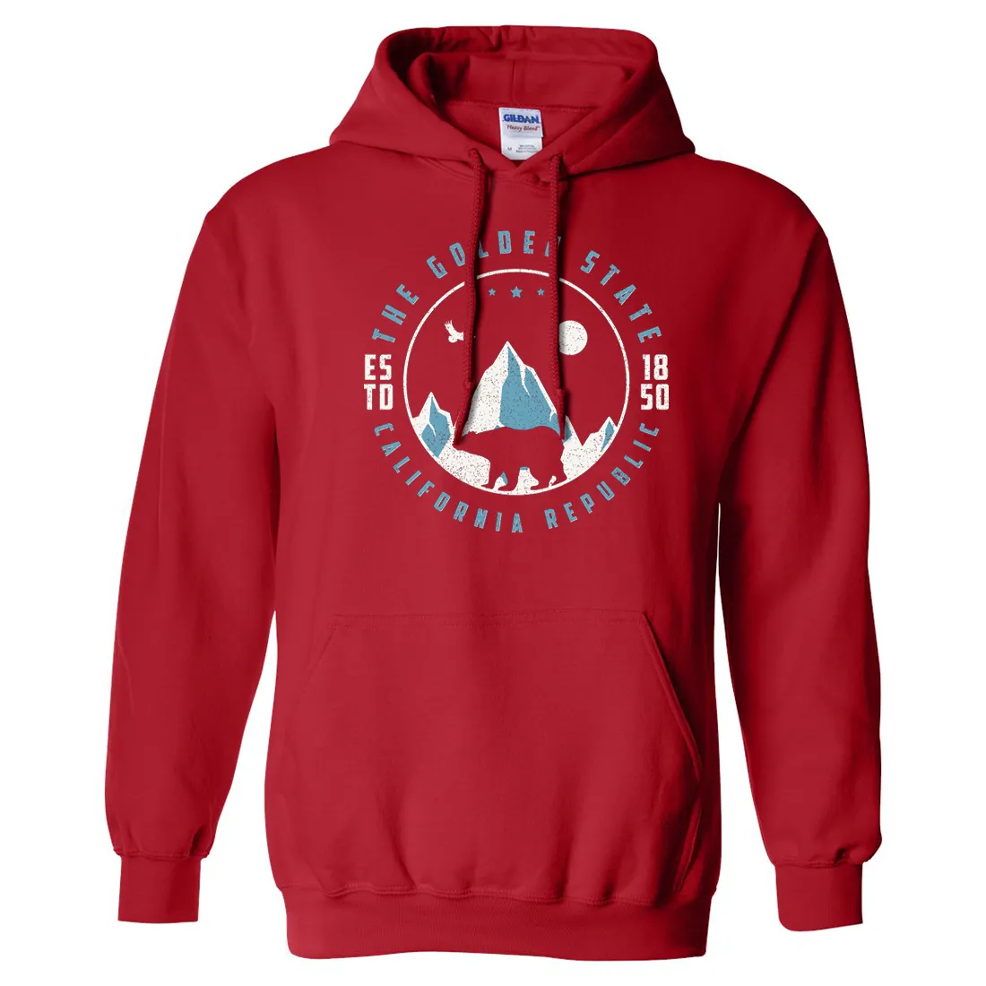 Snowy California Mountains Sweatshirt Hoodie