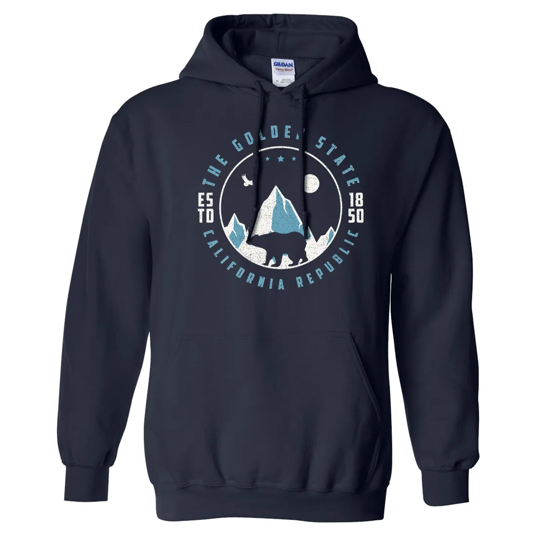 Snowy California Mountains Sweatshirt Hoodie