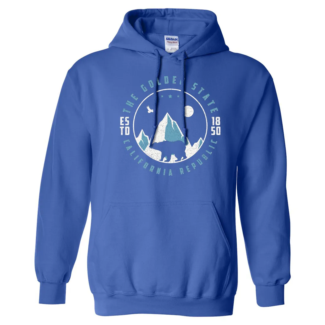 Snowy California Mountains Sweatshirt Hoodie
