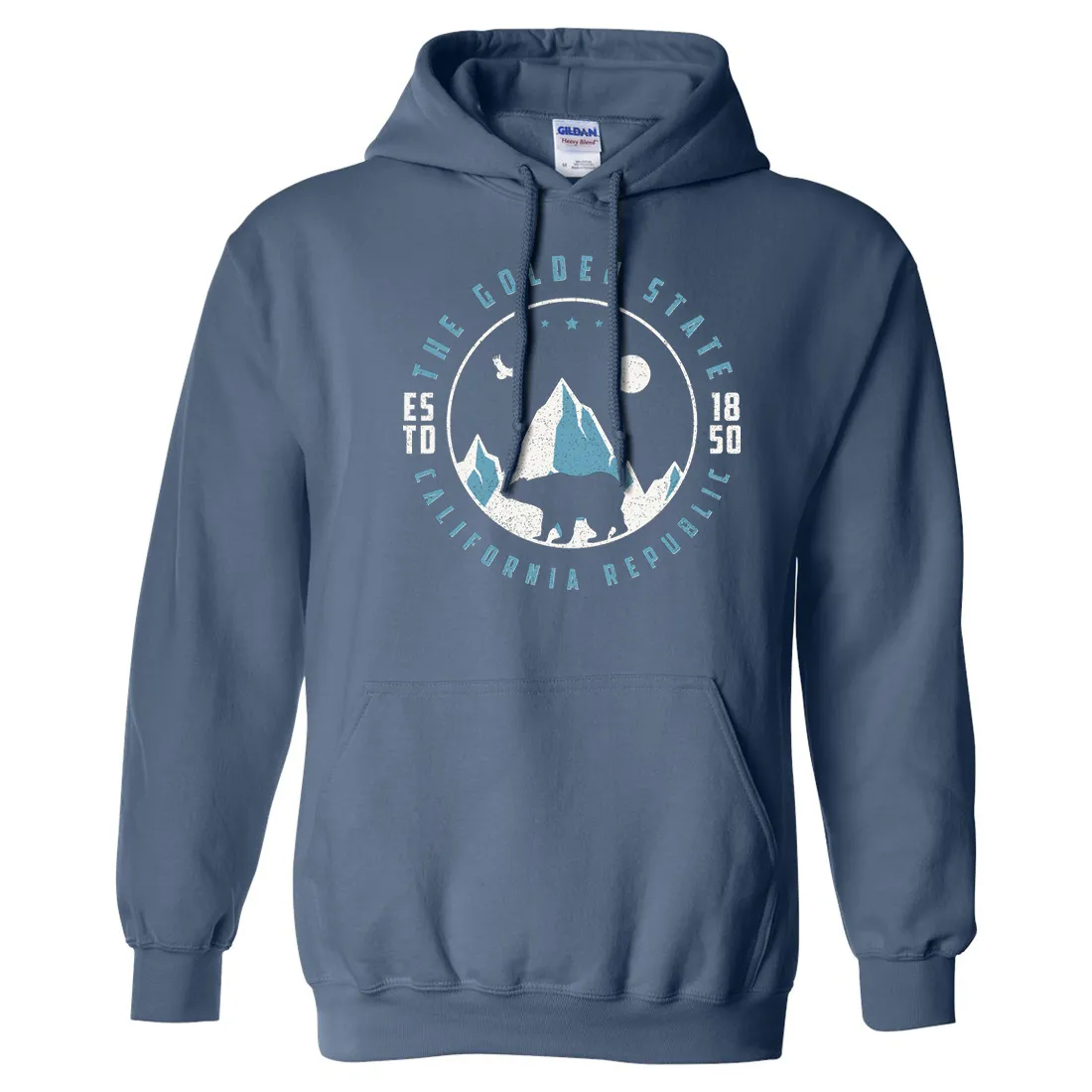 Snowy California Mountains Sweatshirt Hoodie