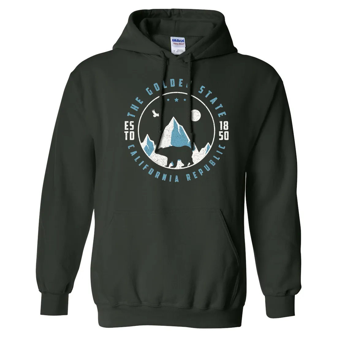 Snowy California Mountains Sweatshirt Hoodie