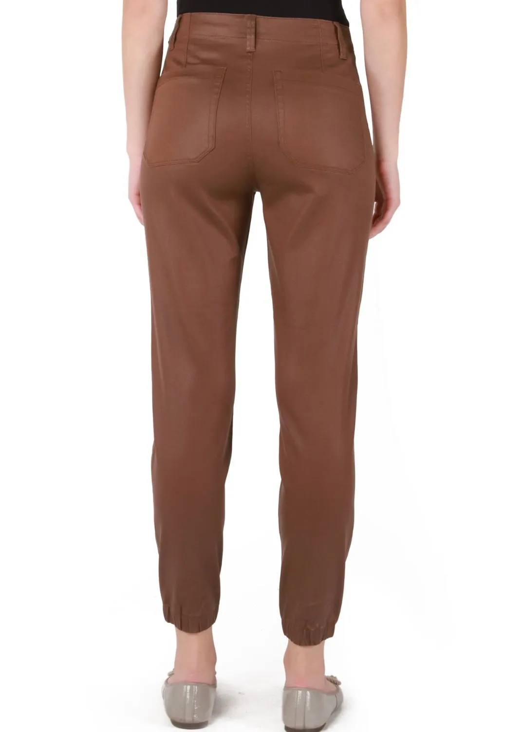 Sofia High Rise Coated Jogger