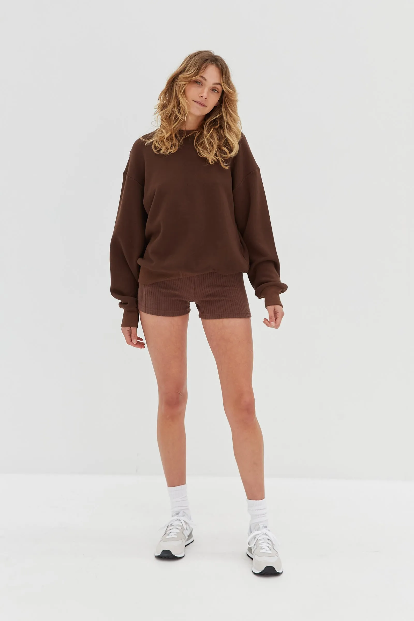 Sofia Sweat Shirt - Brown