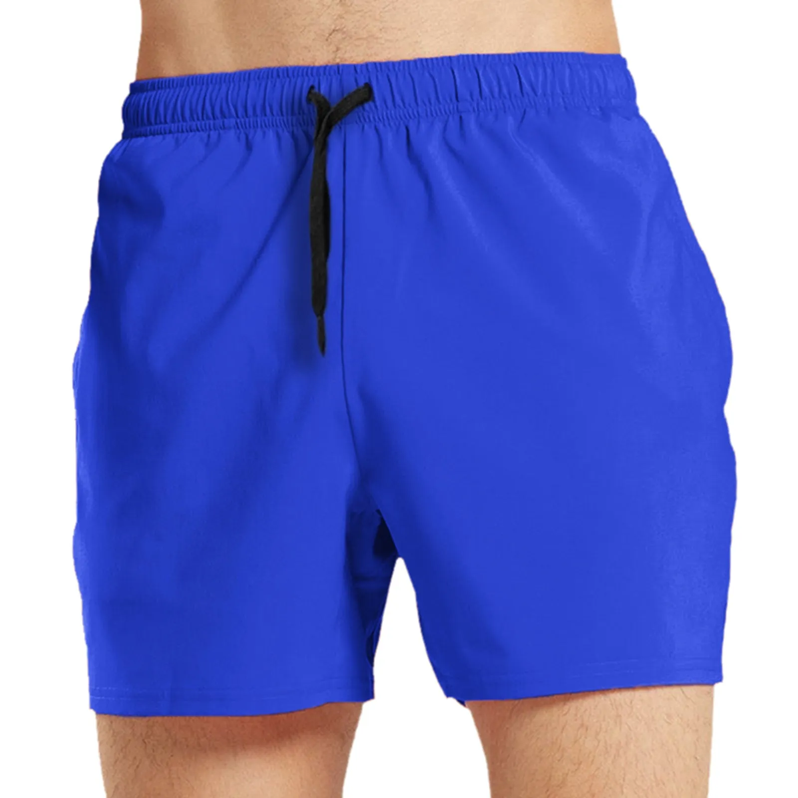 SOLID COLOR 5'' INSEAM INSEAM RUNNING SHORTS