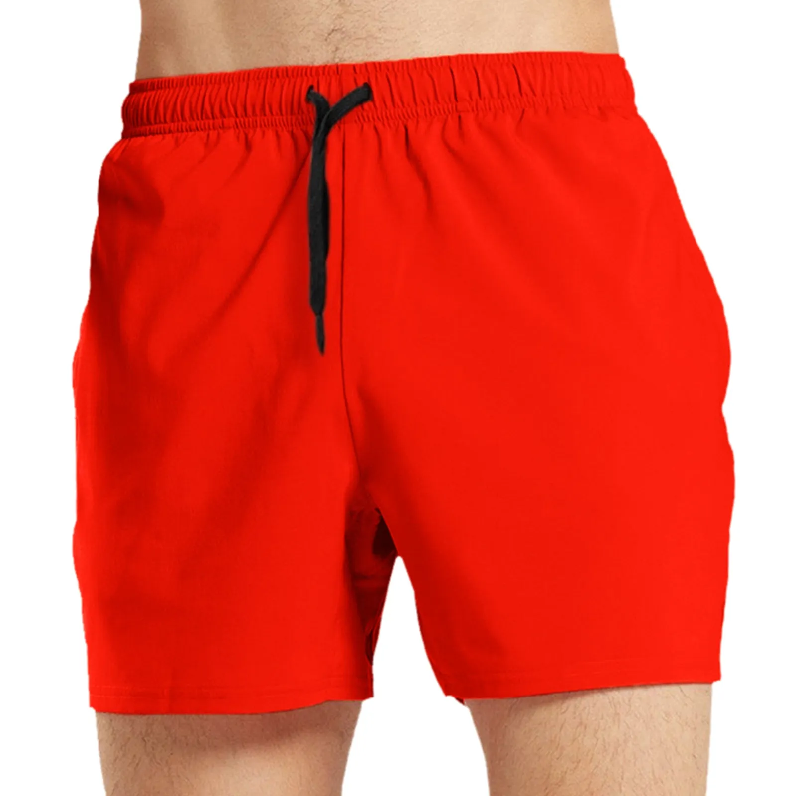SOLID COLOR 5'' INSEAM INSEAM RUNNING SHORTS