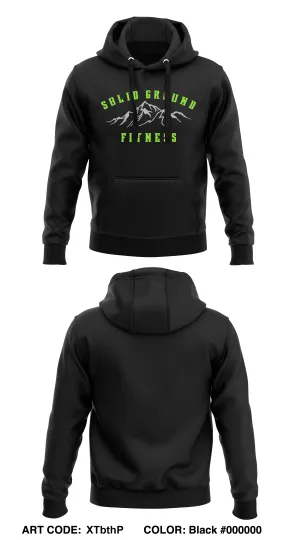 Solid Ground Fitness Core Men's Hooded Performance Sweatshirt -  XTbthP
