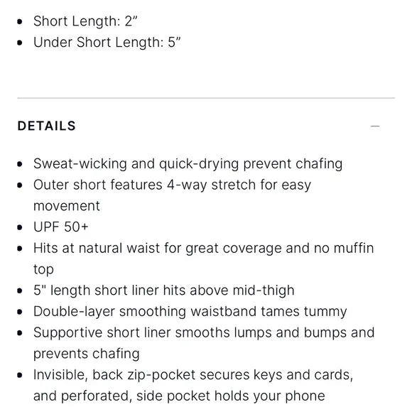 Spanx Double layer shorts, black, new, Booty sculpting