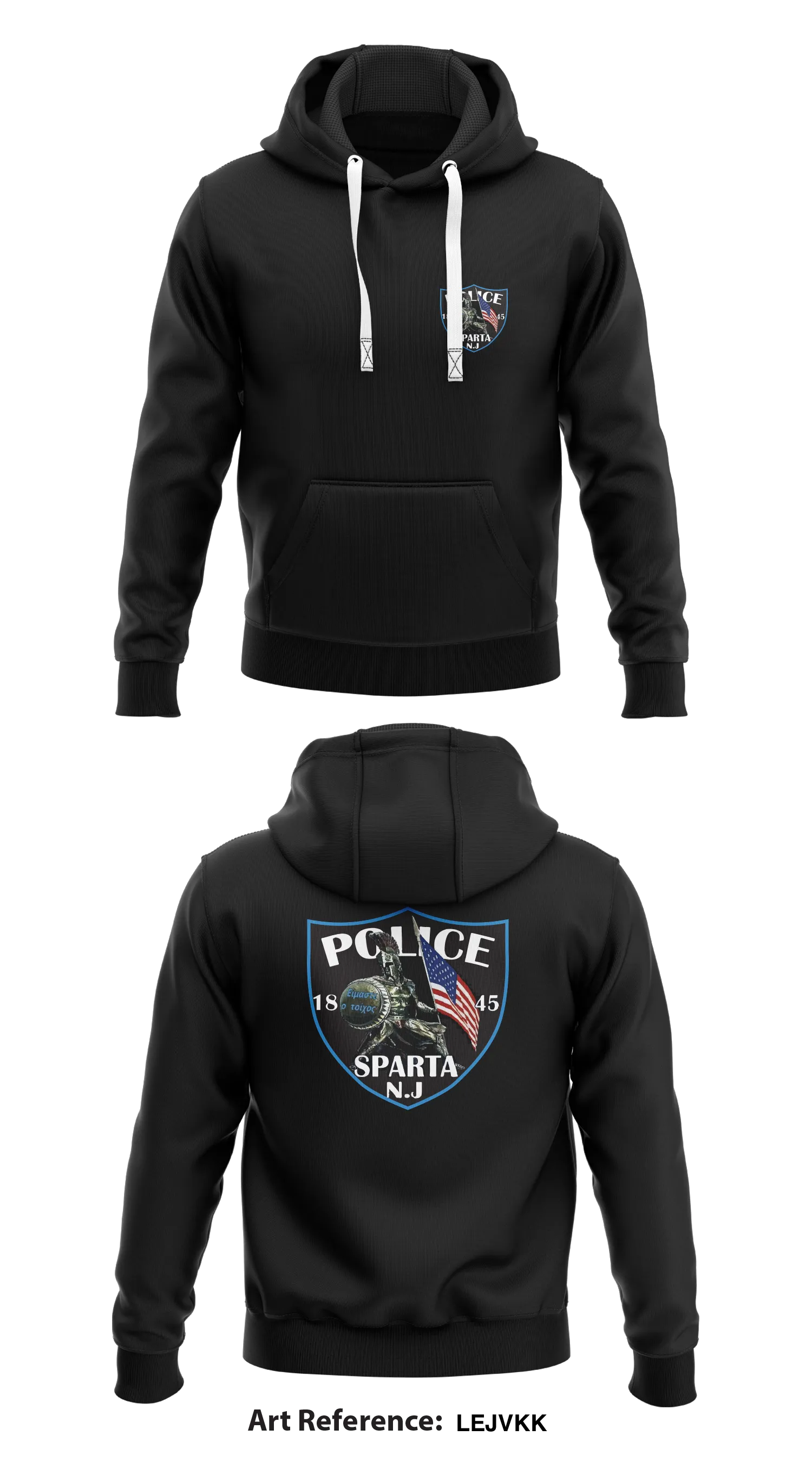 Sparta Twp Police Dept Store 1  Core Men's Hooded Performance Sweatshirt - LejVKk