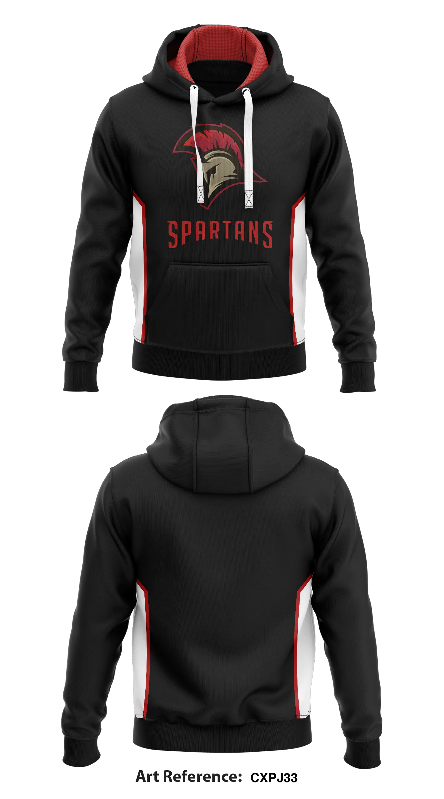 Spartans Store 4  Core Men's Hooded Performance Sweatshirt - cxpj33