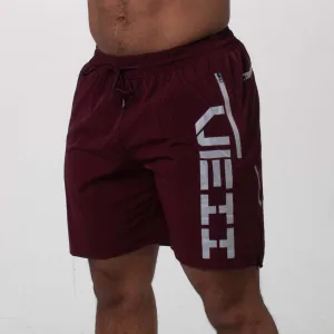 Stealth 7" Shorts - Maroon