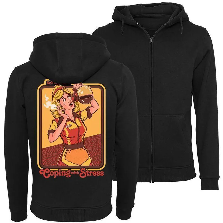 Steven Rhodes - Coping with Stress - Zip-Hoodie