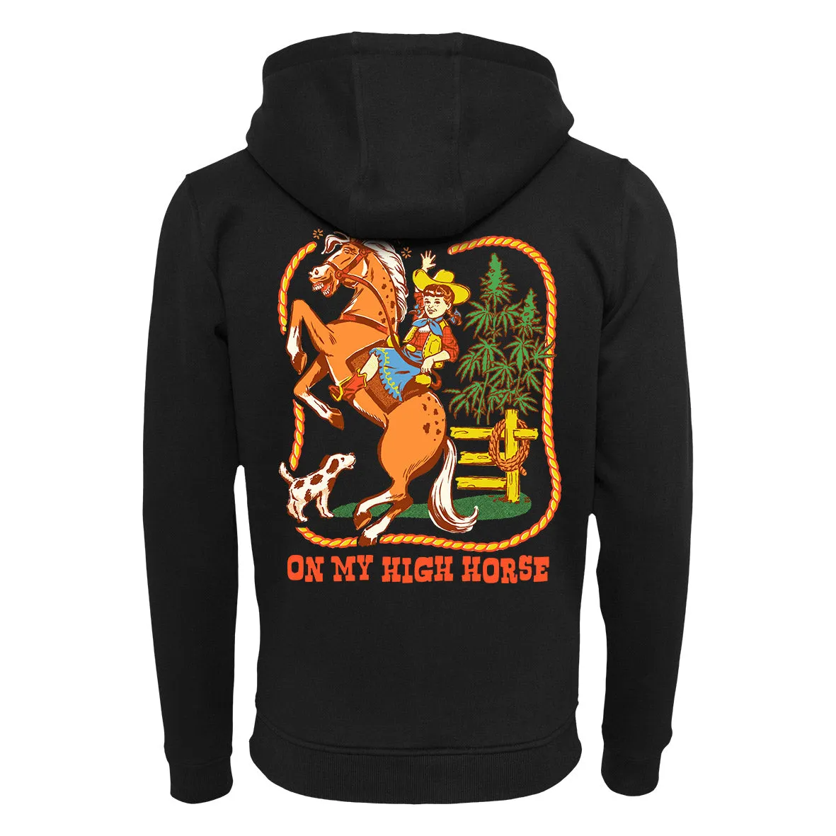 Steven Rhodes - On my high horse - Zip-Hoodie
